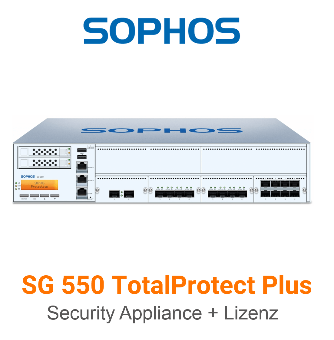 Sophos SG 550 TotalProtect Plus Bundle (Hardware + Lizenz)