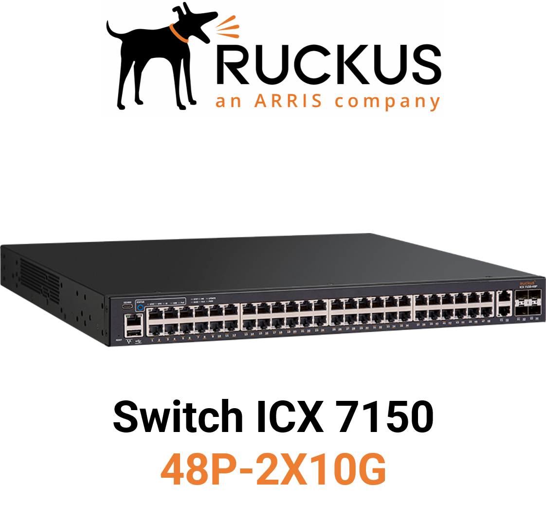 Ruckus ICX7150-48P-2X10G Switch