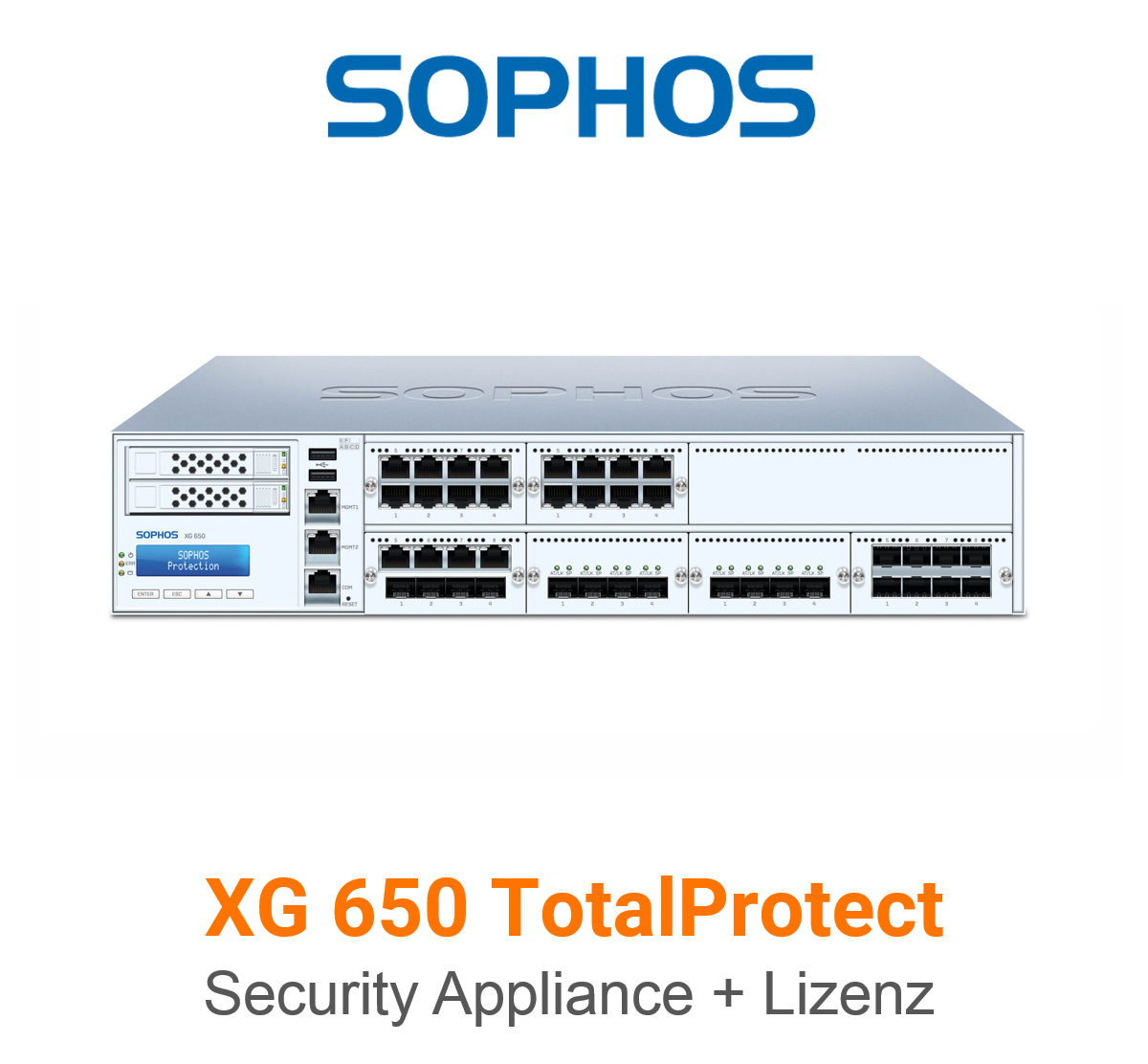 Sophos XG 650 TotalProtect Bundle (Hardware + Lizenz)