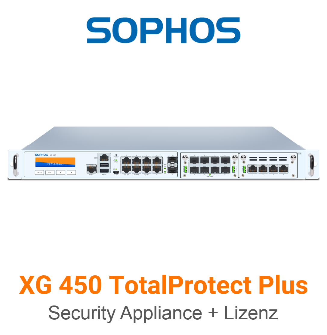Sophos XG 450 TotalProtect Plus Bundle (Hardware + Lizenz)