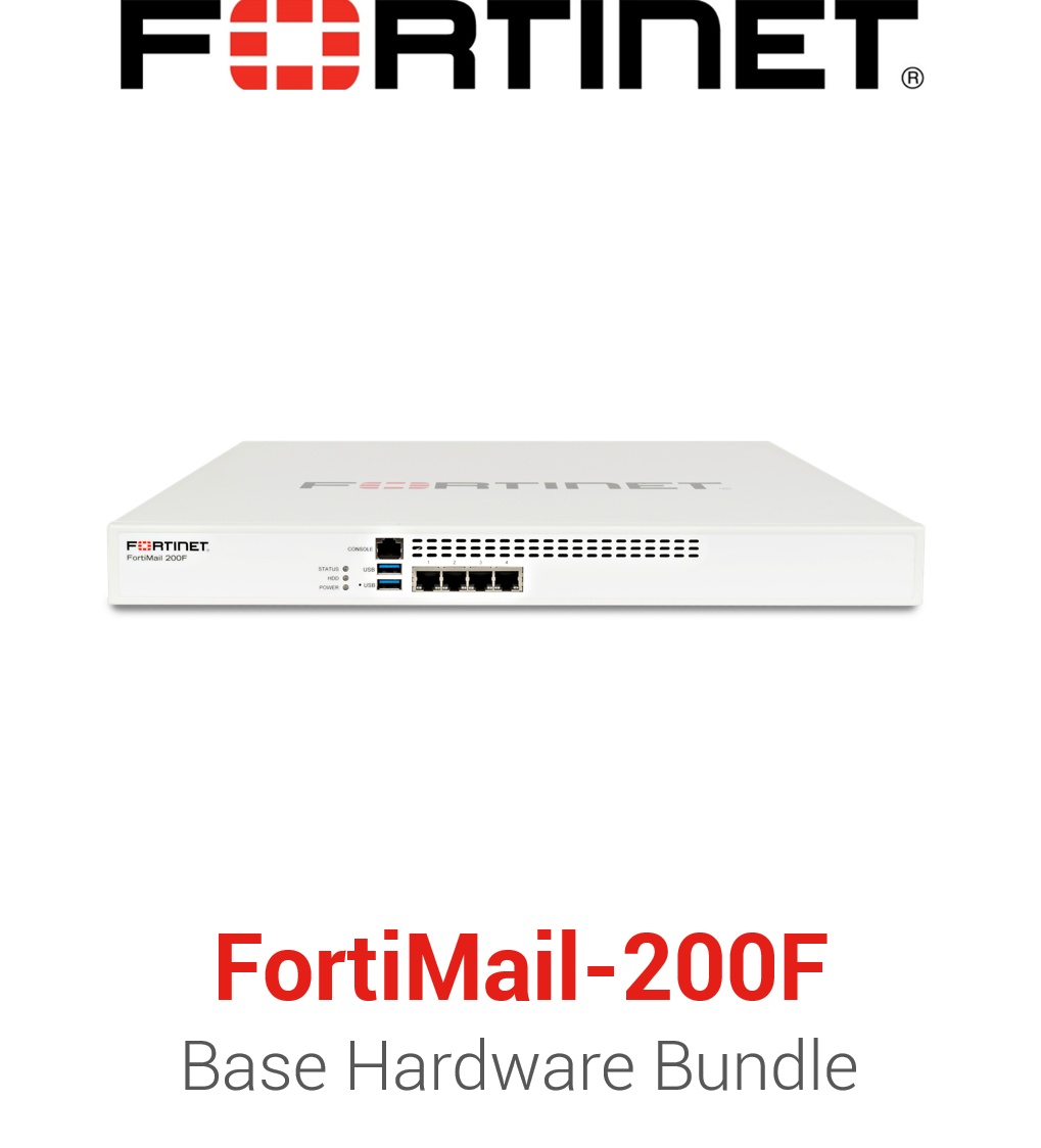 Fortinet FortiMail-200F - Base Bundle (Hardware + Lizenz)