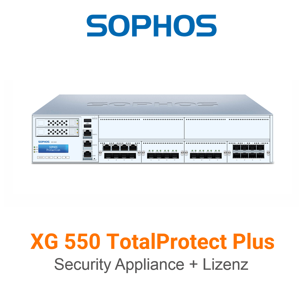 Sophos XG 550 TotalProtect Plus Bundle (Hardware + Lizenz)