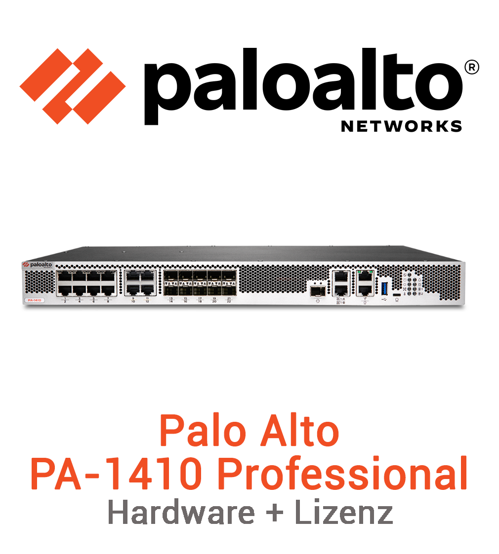 Palo Alto Networks PA-1410 Firewall mit Professional Lizenz