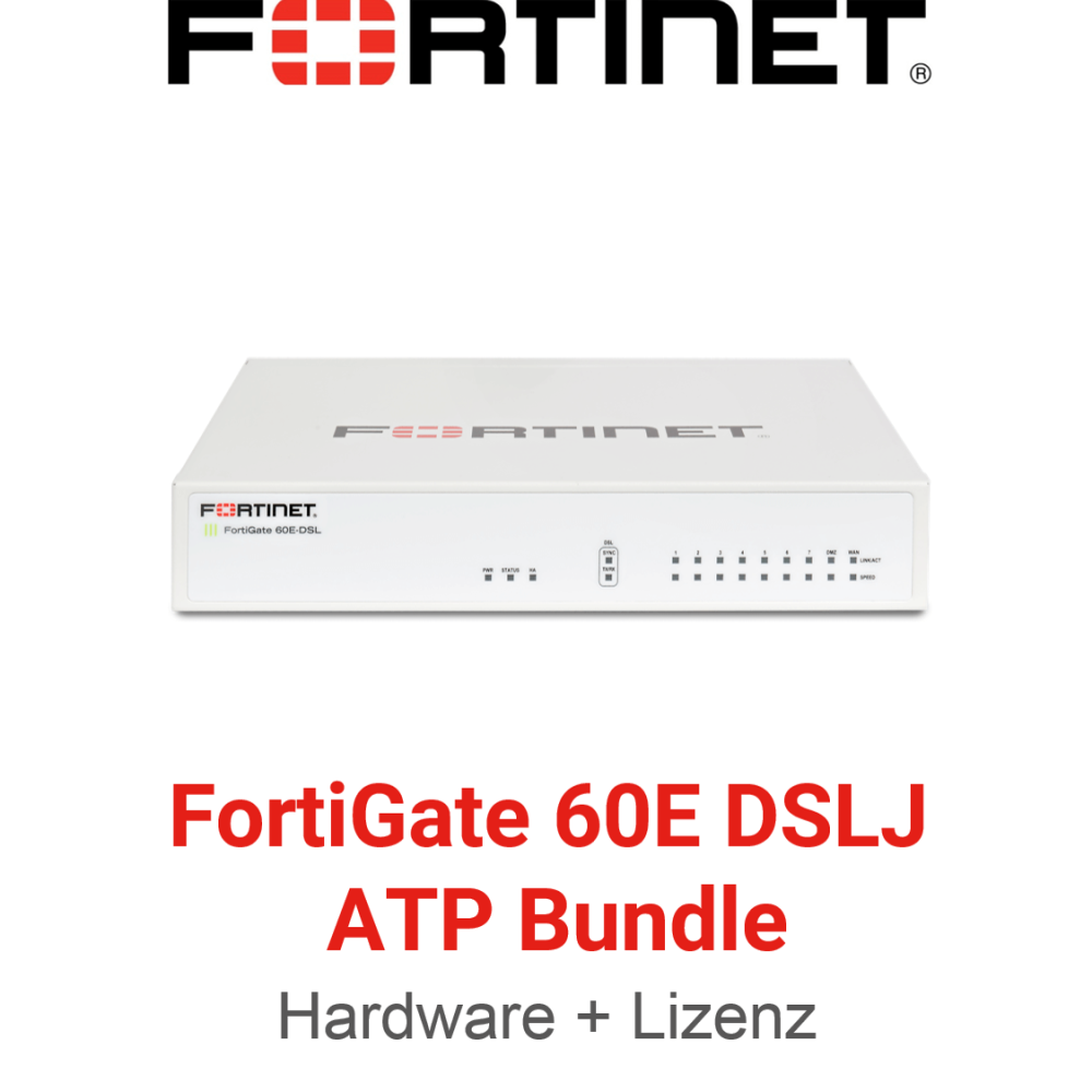 Fortinet FortiGate-60E-DSLJ - ATP Bundle (End of Sale/Life)
