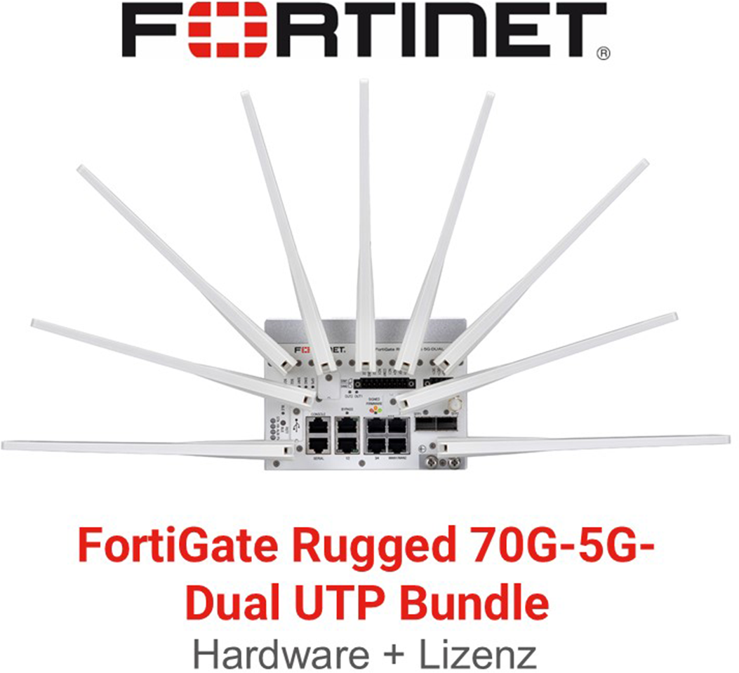 Fortinet FortiGateRugged-70G-5G-DUAL - UTM/UTP Bundle (Hardware ...