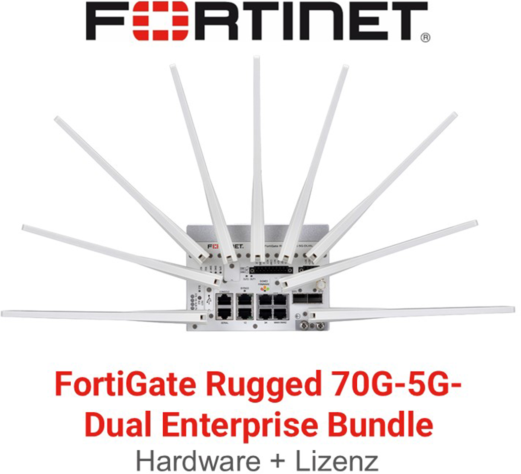 Fortinet FortiGateRugged-70G-5G-DUAL - Enterprise Bundle (Hardware ...