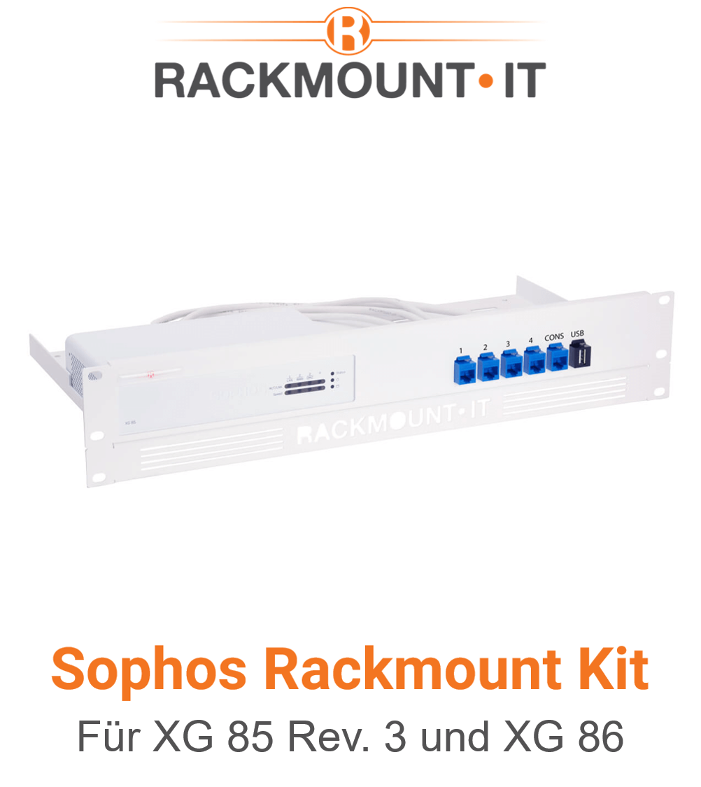 Rack Mount IT Kit für Sophos XG 85 - Revision 3