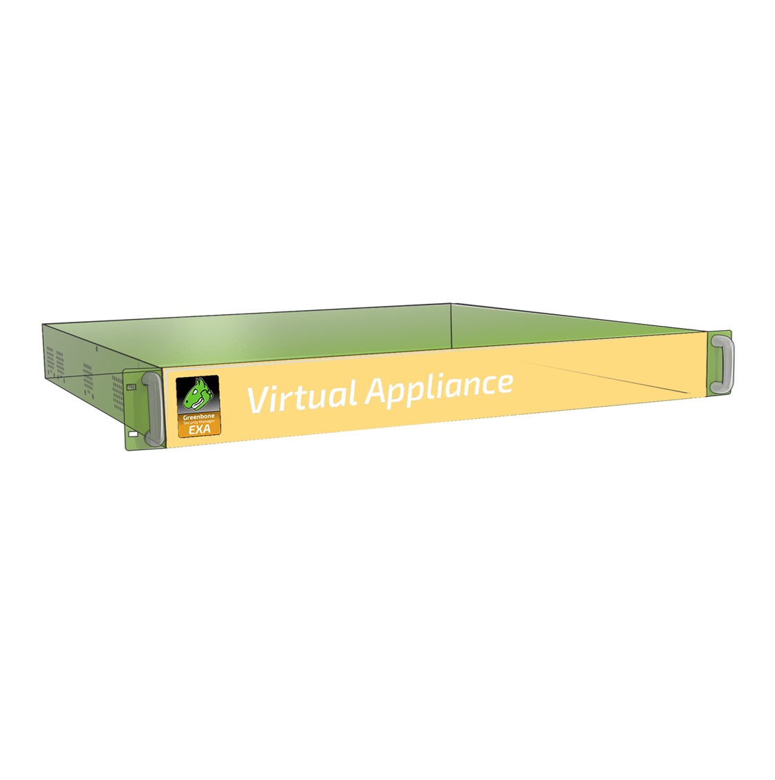 Greenbone GSM-EXA Virtuelle Appliance Vorschaubild ohne Greenbone logo mit Modellbezeichnung