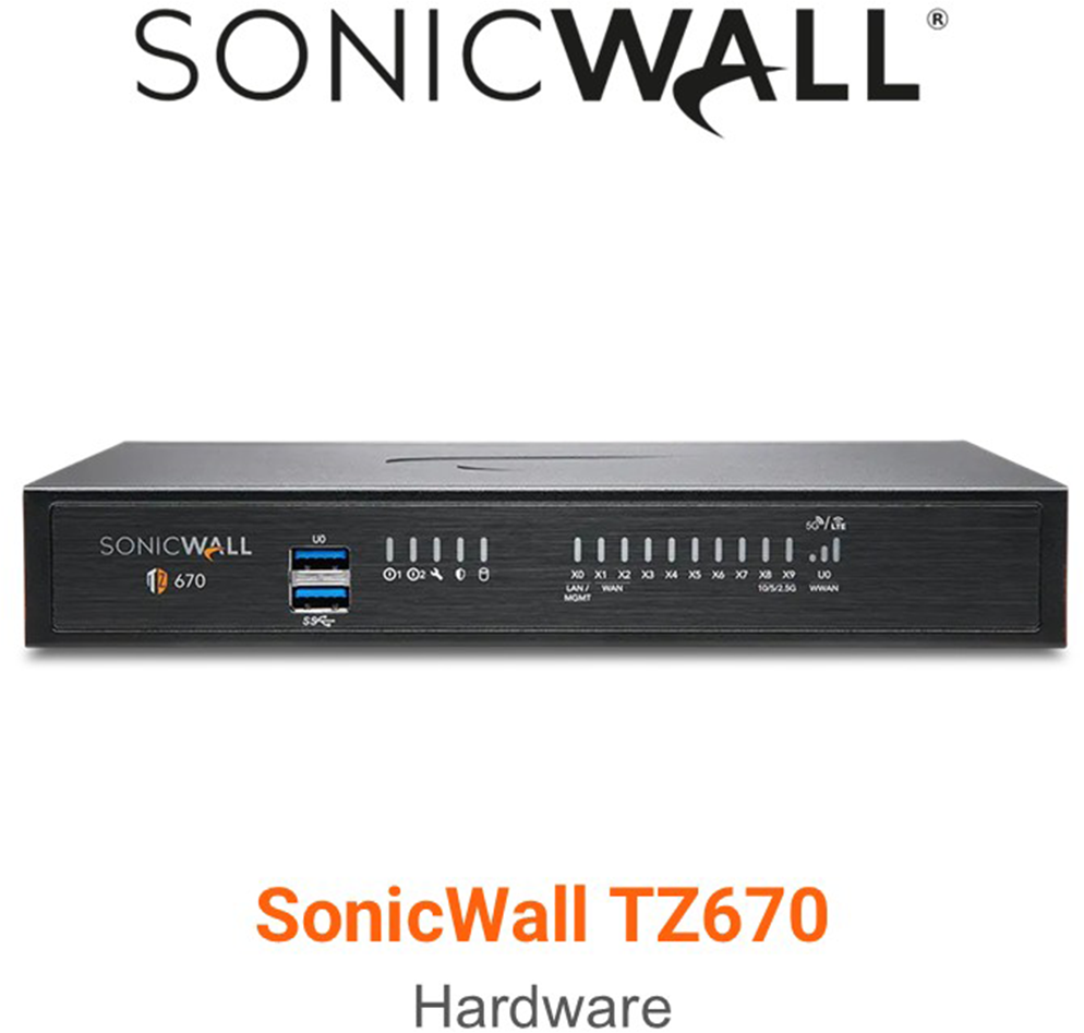 SonicWall TZ 670 Appliance