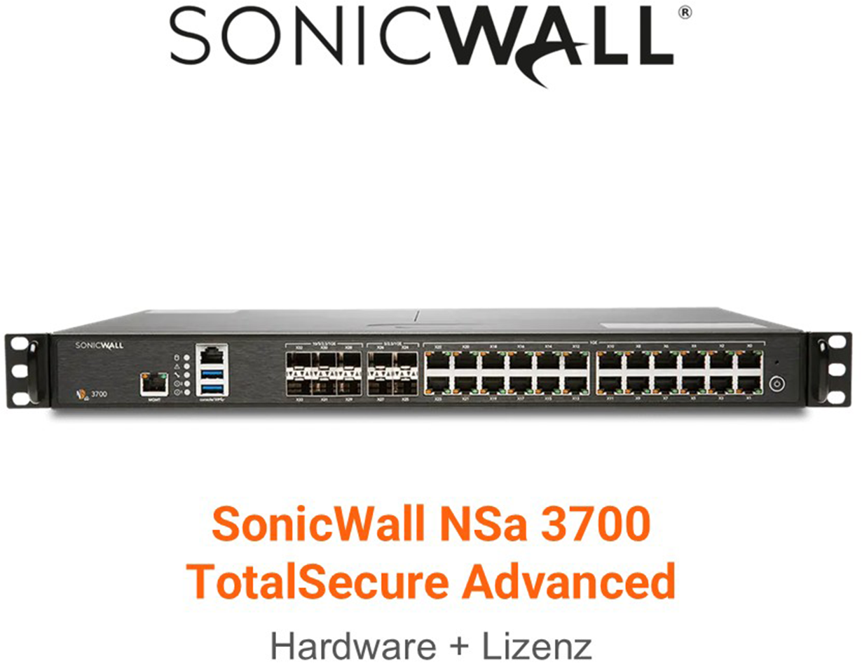 SonicWall NSa 3700 TotalSecure Advanced Edition