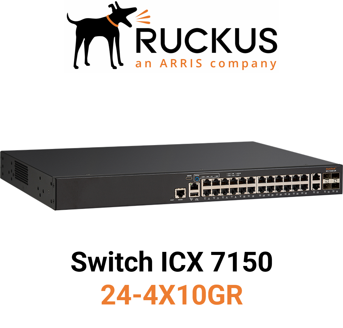 Ruckus ICX7150-24-4X10GR Switch (End of Sale/Life)