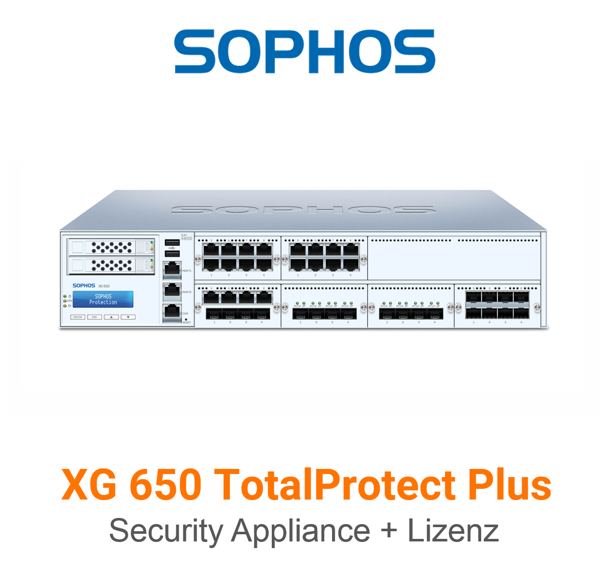 Sophos XG 650 TotalProtect Plus Bundle (Hardware + Lizenz)